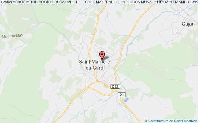 plan association Association Socio Educative De L'ecole Maternelle Intercommunale De Saint Mamert Saint-Mamert-du-Gard