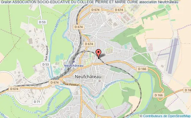 plan association Association Socio-educative Du College Pierre Et Marie Curie Neufchâteau