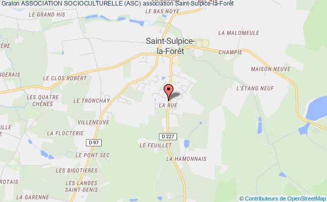 plan association Association Socioculturelle (asc) Saint-Sulpice-la-Forêt