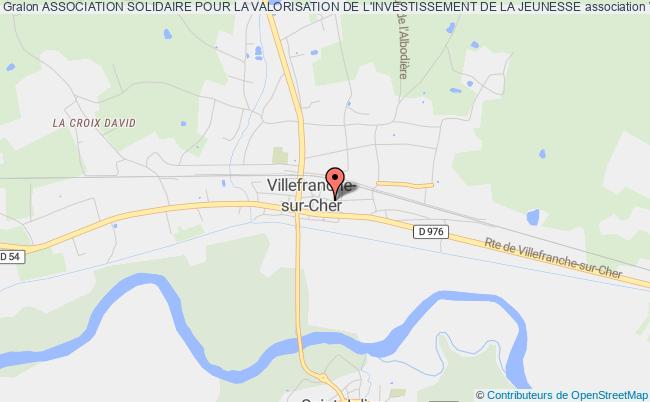 plan association Association Solidaire Pour La Valorisation De L'investissement De La Jeunesse Villefranche-sur-Cher