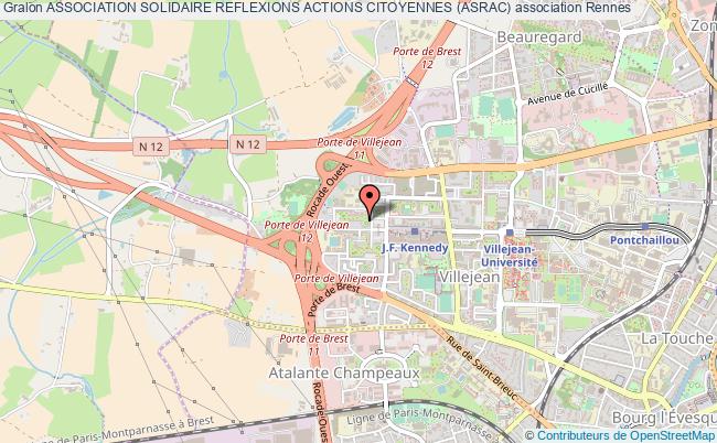 plan association Association Solidaire Reflexions Actions Citoyennes (asrac) Rennes