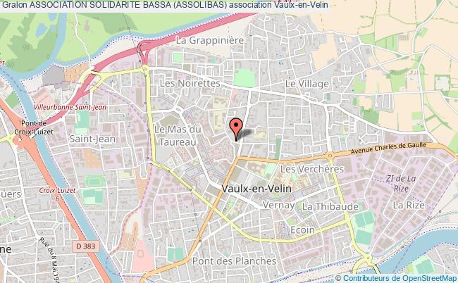 plan association Association Solidarite Bassa (assolibas) Vaulx-en-Velin