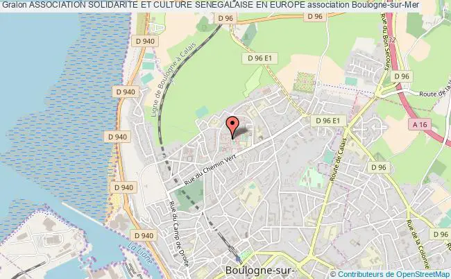 plan association Association Solidarite Et Culture Senegalaise En Europe Boulogne-sur-Mer