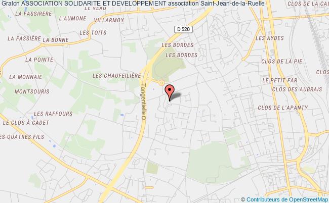plan association Association Solidarite Et Developpement Saint-Jean-de-la-Ruelle