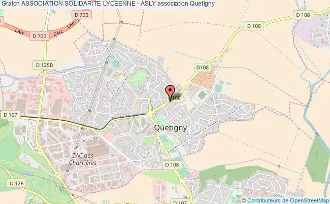 plan association Association Solidarite Lyceenne - Asly Quetigny