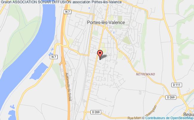 plan association Association Sonar Diffusion Portes-lès-Valence