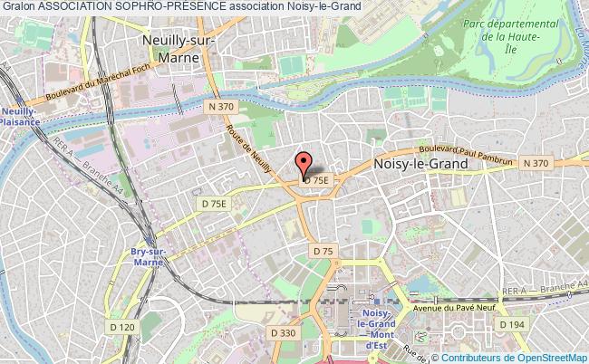 plan association Association Sophro-prÉsence Noisy-le-Grand