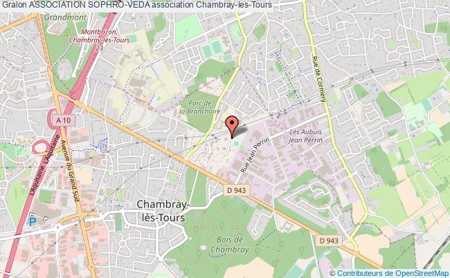 plan association Association Sophro-veda Chambray-lès-Tours