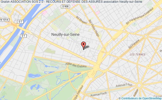 plan association Association Sos 2.0 - Recours Et DÉfense Des AssurÉs Neuilly-sur-Seine