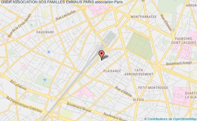 plan association Association Sos Familles Emmaus Paris Paris