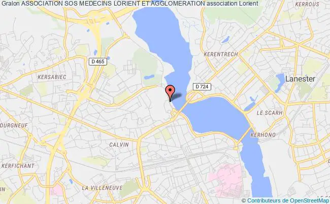 plan association Association Sos Medecins Lorient Et Agglomeration Lorient