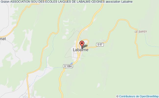 plan association Association Sou Des Ecoles Laiques De Labalme-ceignes 