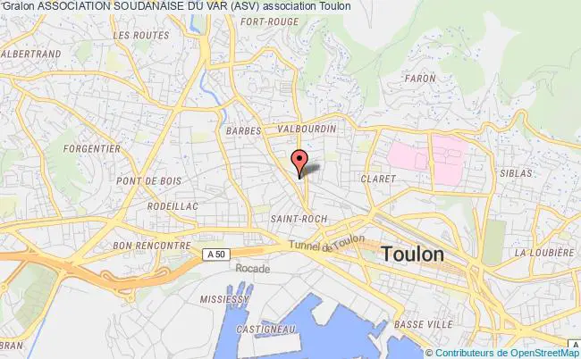 plan association Association Soudanaise Du Var (asv) Toulon