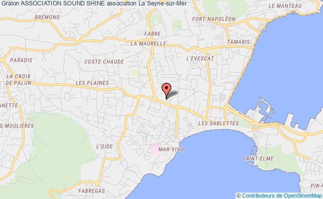 plan association Association Sound Shine La Seyne-sur-Mer