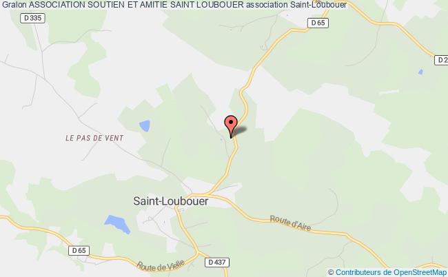 plan association Association Soutien Et Amitie Saint Loubouer Saint-Loubouer