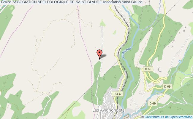 plan association Association Speleologique De Saint-claude Saint-Claude