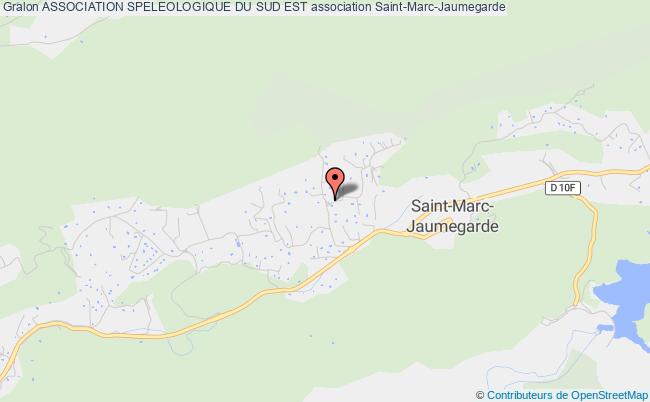 plan association Association Speleologique Du Sud Est Saint-Marc-Jaumegarde