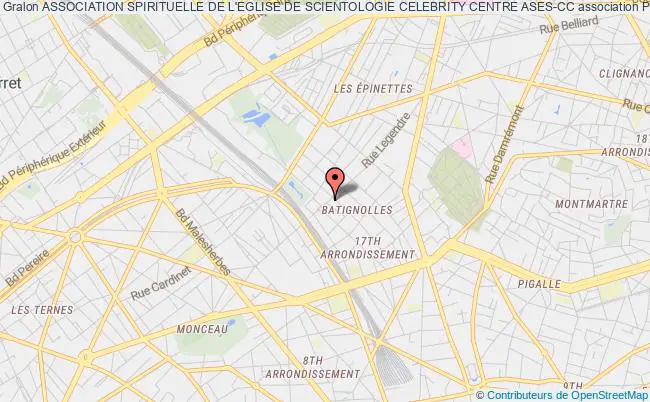 plan association Association Spirituelle De L'eglise De Scientologie Celebrity Centre Ases-cc Paris