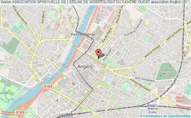 plan association Association Spirituelle De L'eglise De Scientology Du Centre Ouest Angers
