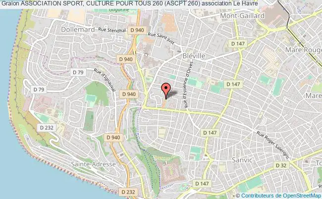 plan association Association Sport, Culture Pour Tous 260 (ascpt 260) Le    Havre