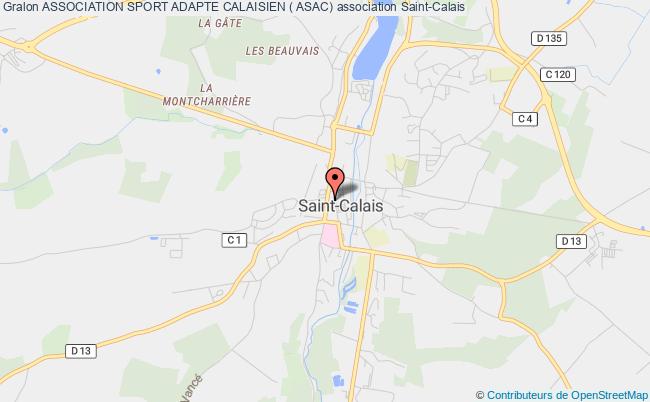 plan association Association Sport Adapte Calaisien ( Asac) Saint-Calais