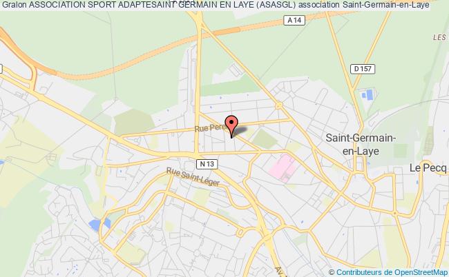 plan association Association Sport Adaptesaint Germain En Laye (asasgl) Saint-Germain-en-Laye