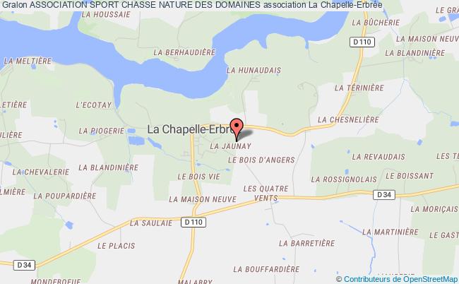 plan association Association Sport Chasse Nature Des Domaines La    Chapelle-Erbrée
