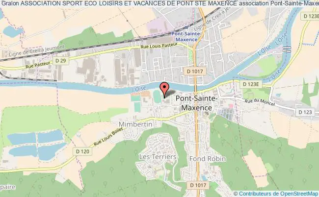 plan association Association Sport Eco Loisirs Et Vacances De Pont Ste Maxence Pont-Sainte-Maxence