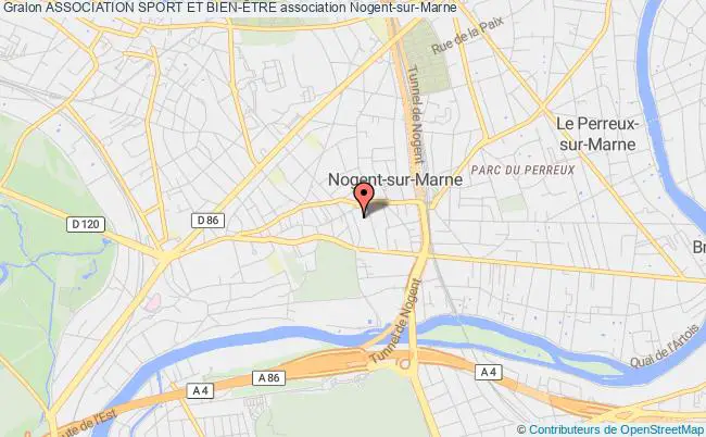 plan association Association Sport Et Bien-Être Nogent-sur-Marne