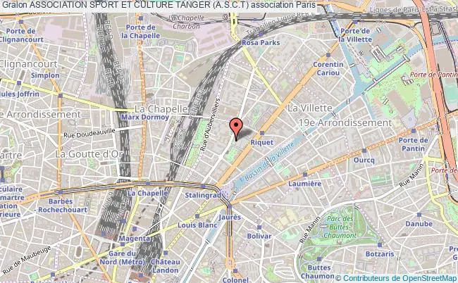 plan association Association Sport Et Culture Tanger (a.s.c.t) Paris