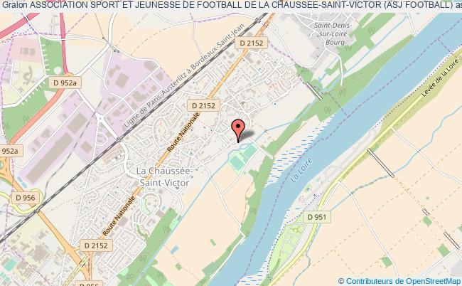 plan association Association Sport Et Jeunesse De Football De La Chaussee-saint-victor (asj Football) La Chaussée-Saint-Victor