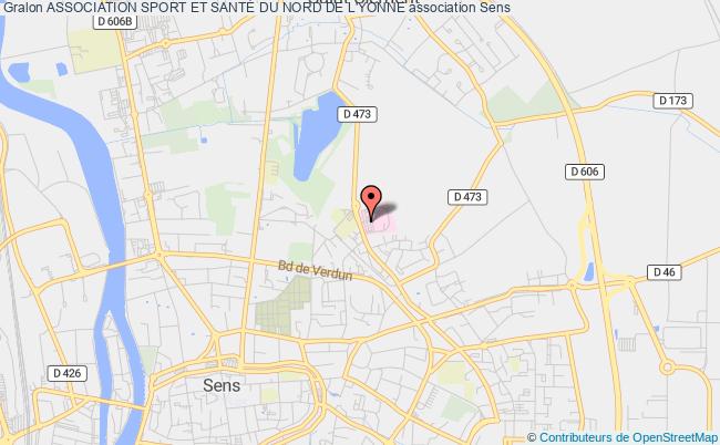 plan association Association Sport Et SantÉ Du Nord De L'yonne Sens