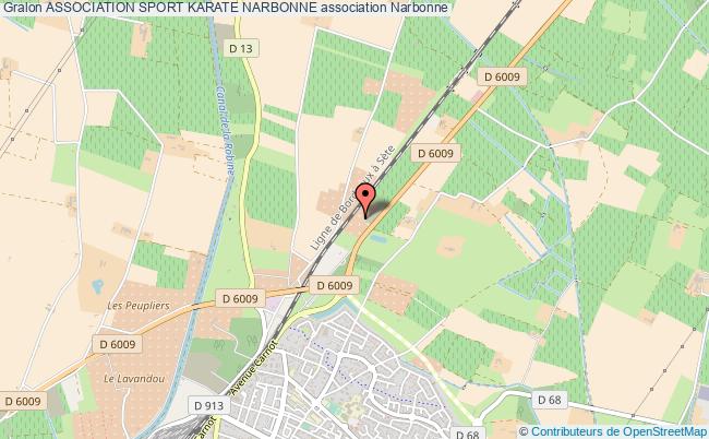 plan association Association Sport Karate Narbonne Narbonne
