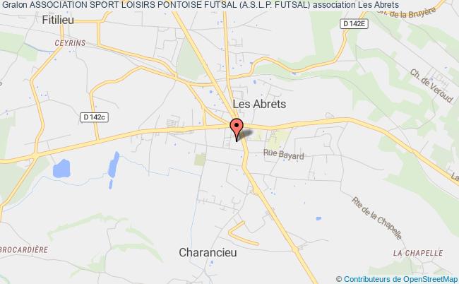 plan association Association Sport Loisirs Pontoise Futsal (a.s.l.p. Futsal) Abrets en Dauphiné