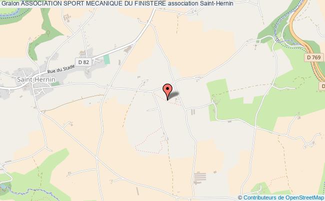 plan association Association Sport Mecanique Du Finistere Saint-Hernin