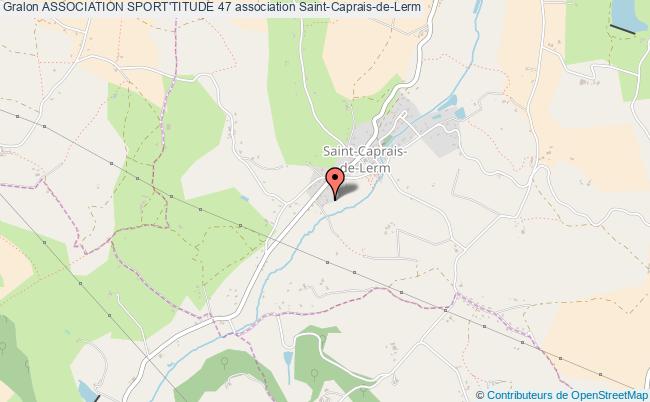 plan association Association Sport'titude 47 Saint-Caprais-de-Lerm