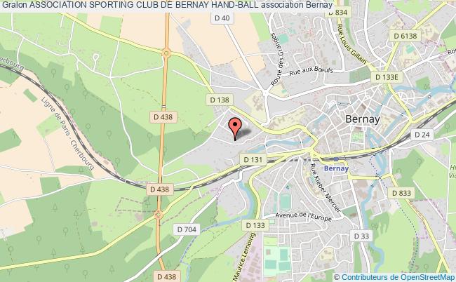 plan association Association Sporting Club De Bernay Hand-ball Bernay