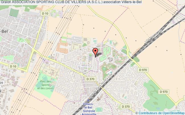 plan association Association Sporting Club De Villiers (a.s.c.l.) Villiers-le-Bel