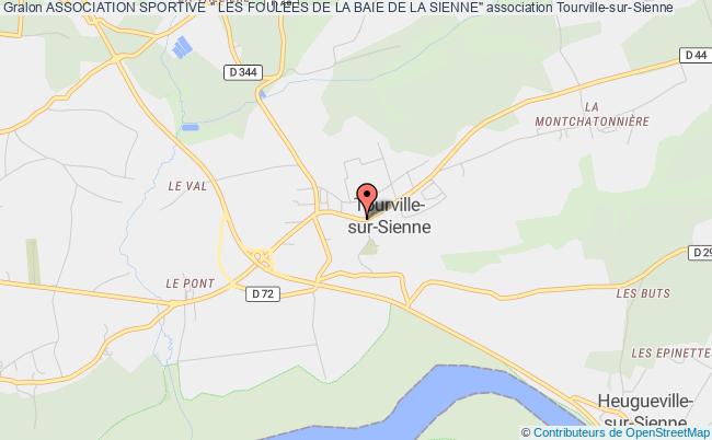 plan association Association Sportive " Les Foulees De La Baie De La Sienne" Tourville-sur-Sienne
