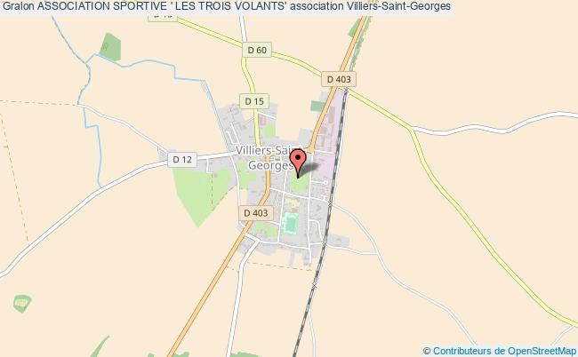 plan association Association Sportive ' Les Trois Volants' Villiers-Saint-Georges