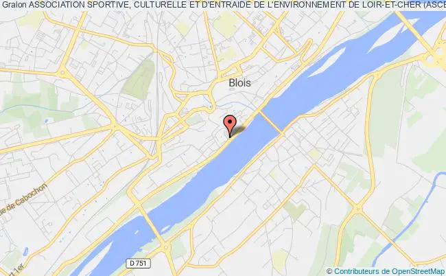 plan association Association Sportive, Culturelle Et D'entraide De L'environnement De Loir-et-cher (ascee 41) Blois cedex