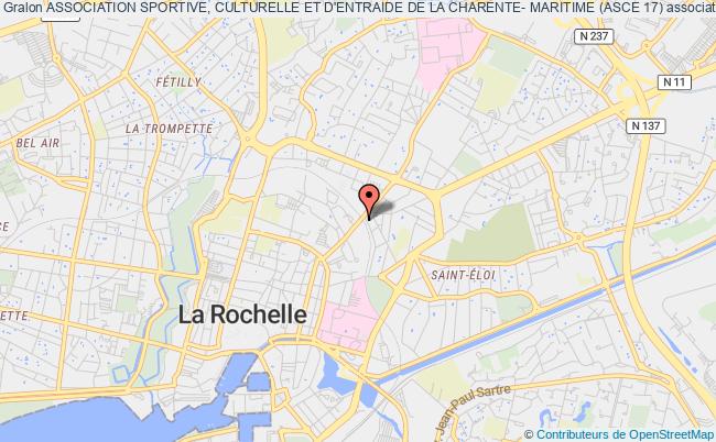 plan association Association Sportive, Culturelle Et D'entraide De La Charente- Maritime (asce 17) La Rochelle