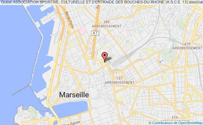 plan association Association Sportive, Culturelle Et D'entraide Des Bouches-du-rhone (a.s.c.e. 13) Marseille