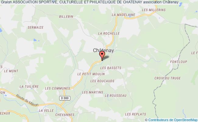 plan association Association Sportive, Culturelle Et Philatelique De Chatenay Châtenay