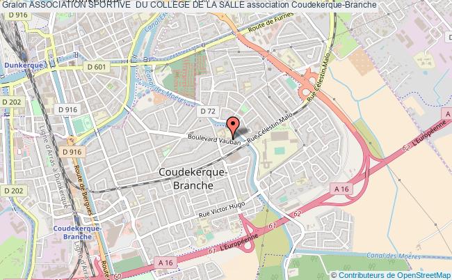 plan association Association Sportive  Du College De La Salle Coudekerque-Branche
