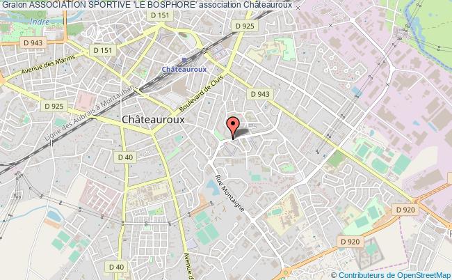 plan association Association Sportive 'le Bosphore' Châteauroux