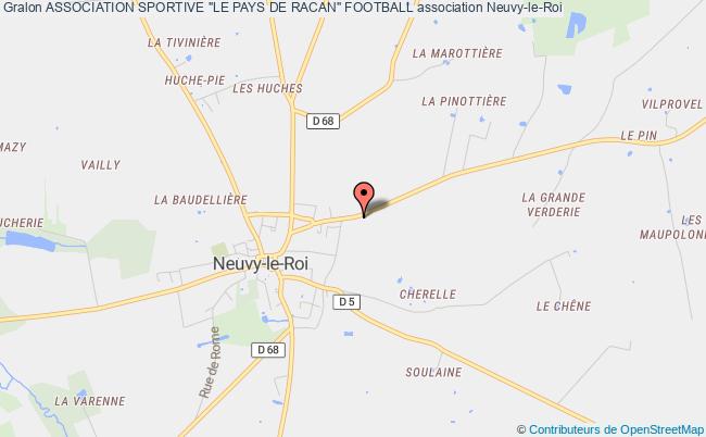 plan association Association Sportive "le Pays De Racan" Football Neuvy-le-Roi