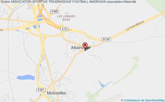 plan association Association Sportive 'pendragons' Football Americain Attainville