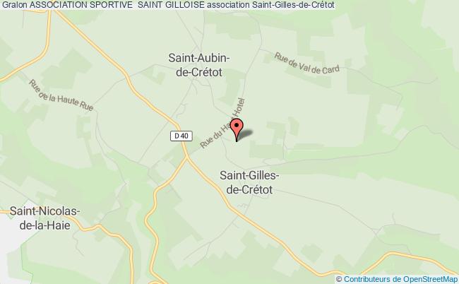 plan association Association Sportive  Saint Gilloise Saint-Gilles-de-Crétot