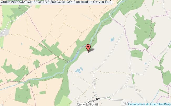 plan association Association Sportive 360 Cool Golf Civry-la-Forêt